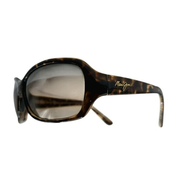 Maui Jim Tortoise Sunglasses Pearl City Polarized Brown Lenses Italy MJ 214-10 - Picture 2 of 12
